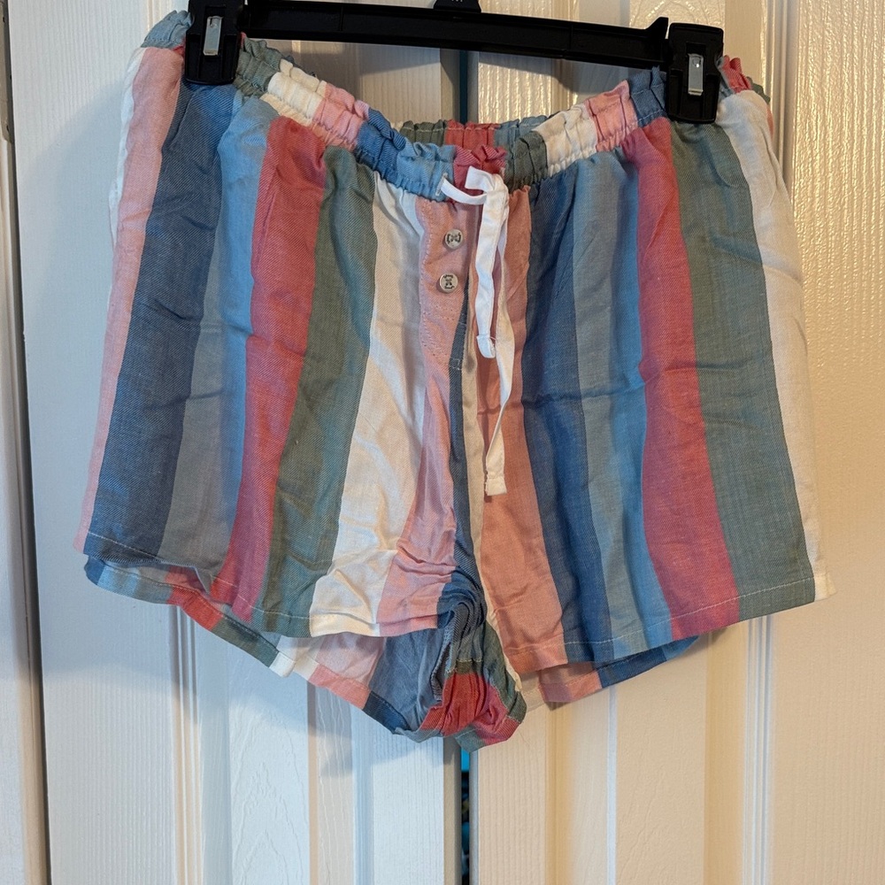 Striped Button-Up Pajama Set - Picture 4 of 5